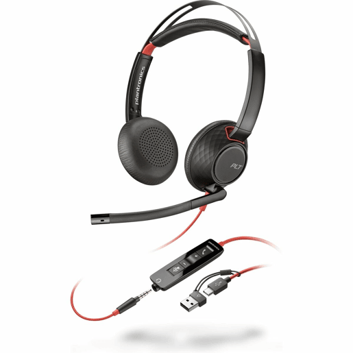 Cabo USB Poly 93S88AA Preto Vermelho