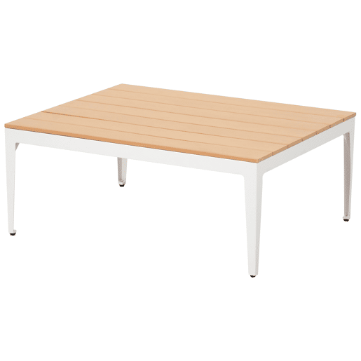 Conjunto de sofás de jardim de canto 5 lugares POSITANO Branco creme