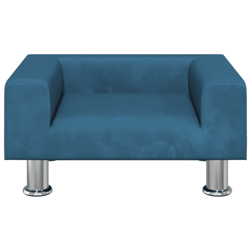Sofá infantil - Sofá para crianças 50x40x26,5 cm veludo azul