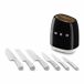 Juego de Cuchillos de Cocina y Soporte KBSF02PB Juego de Cuchillos de Cocina y Soporte KBSF02PB Negro