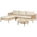 Beliani Conjunto de jardín CALASETTA Beliani Conjunto de jardín CALASETTA Beige