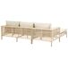 Beliani Conjunto de jardín CALASETTA Beliani Conjunto de jardín CALASETTA Beige