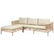 Beliani Conjunto de jardín CALASETTA Beliani Conjunto de jardín CALASETTA Beige