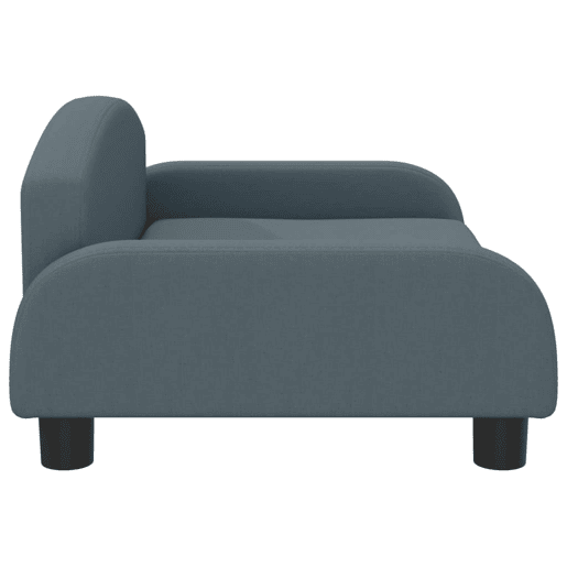 Sofá infantil - Sofá para crianças 70x45x30 cm tecido cinzento-escuro