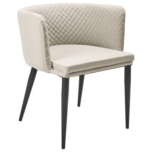 Conjunto de 2 cadeiras de jardim LIMASSON Tecido Creme