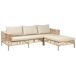 Beliani Conjunto de jardín CALASETTA Beliani Conjunto de jardín CALASETTA Beige