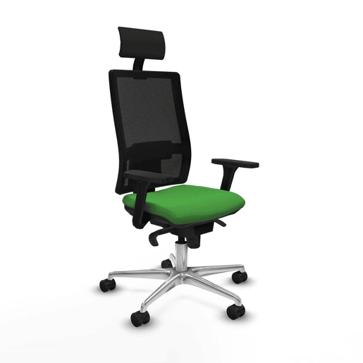 Cadeira de escritório com apoio para a cabeça Piqueras y Crespo 3D086N1 Verde