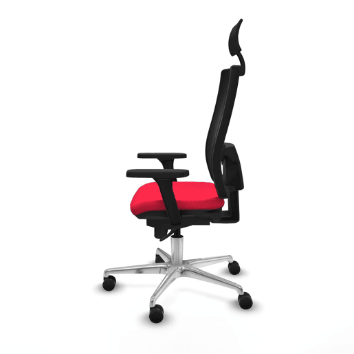 Cadeira de escritório com apoio para a cabeça Piqueras y Crespo 3D086N1 Vermelho