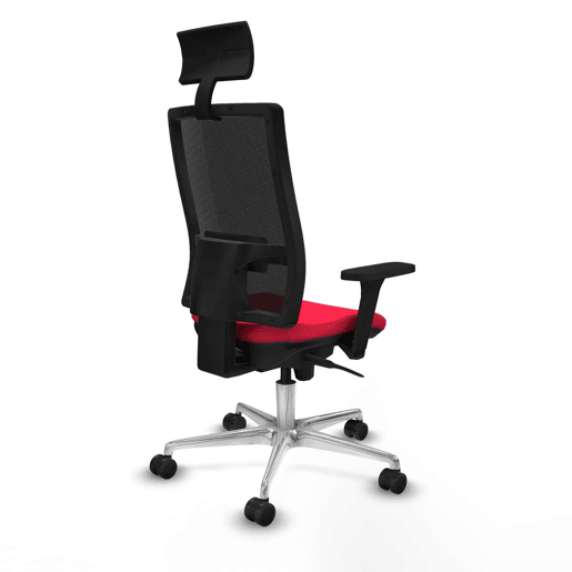 Cadeira de escritório com apoio para a cabeça Piqueras y Crespo 3D086N1 Vermelho