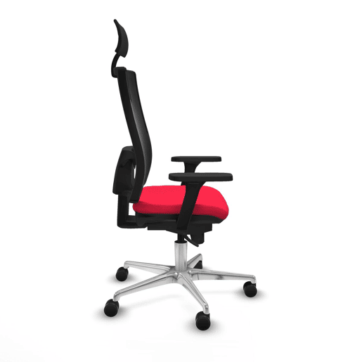 Cadeira de escritório com apoio para a cabeça Piqueras y Crespo 3D086N1 Vermelho