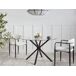 Beliani Mesa de comedor MESTON Beliani Mesa de comedor MESTON Negro