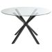 Beliani Mesa de comedor MESTON Beliani Mesa de comedor MESTON Negro