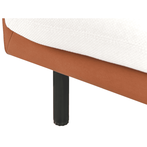 Sofá VORGOD Tecido Branco creme 3 lugares Sofá VORGOD Tecido Branco creme 3 lugares