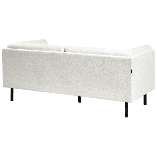 Sofá VORGOD Bouclé Branco creme 2 lugares Sofá VORGOD Bouclé Branco creme 2 lugares