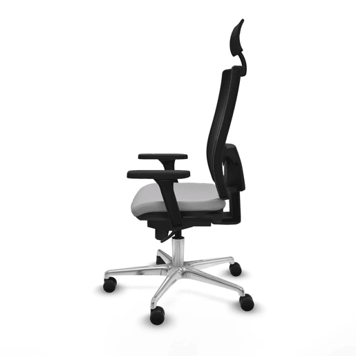 Cadeira de Escritório Piqueras y Crespo 3D086N1 Cinzento claro