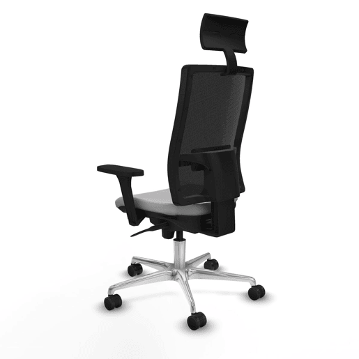 Cadeira de Escritório Piqueras y Crespo 3D086N1 Cinzento claro