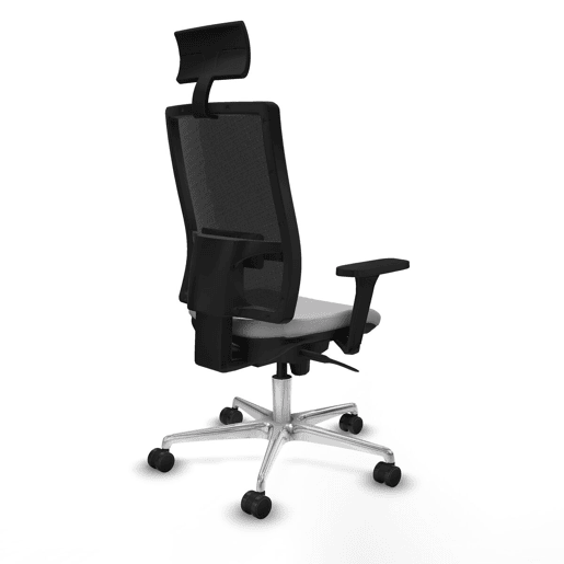 Cadeira de Escritório Piqueras y Crespo 3D086N1 Cinzento claro