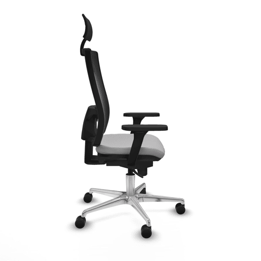 Cadeira de Escritório Piqueras y Crespo 3D086N1 Cinzento claro