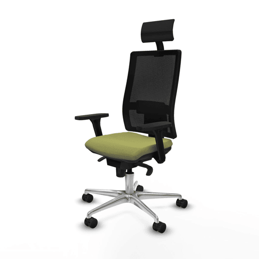Cadeira de escritório com apoio para a cabeça Piqueras y Crespo 3D086N1 Verde