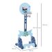 Canasta de Baloncesto Infantil HDPE HOMCOM Canasta de Baloncesto Infantil HDPE HOMCOM Azul