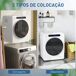 Secadora de Evacuación Acero Inoxidable, ABS HOMCOM Secadora de Evacuación Acero Inoxidable, ABS HOMCOM Blanco