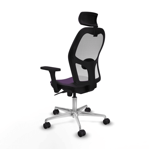 Cadeira de escritório com apoio para a cabeça Piqueras y Crespo 3D086N2 Roxo