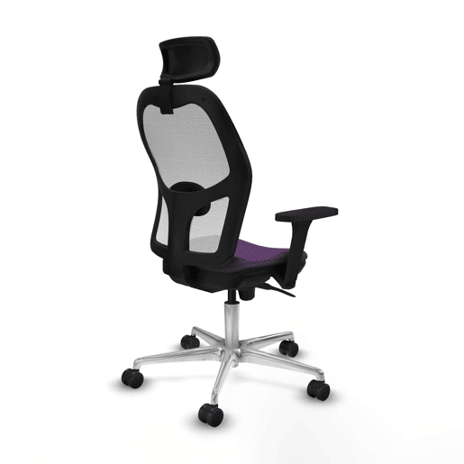 Cadeira de escritório com apoio para a cabeça Piqueras y Crespo 3D086N2 Roxo