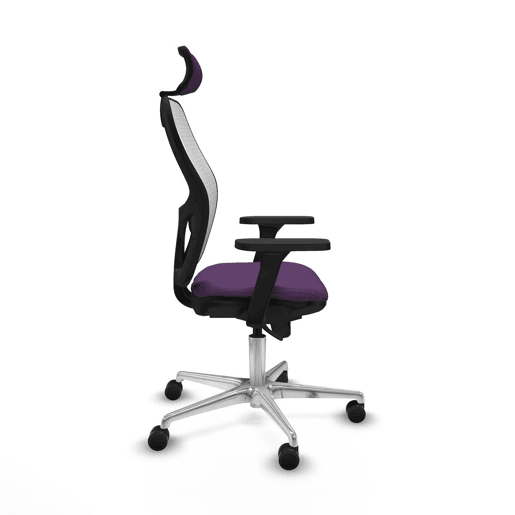 Cadeira de escritório com apoio para a cabeça Piqueras y Crespo 3D086N2 Roxo