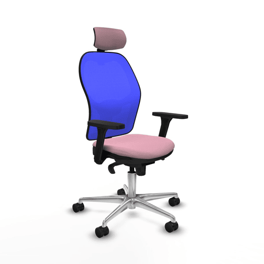 Cadeira de Escritório Piqueras y Crespo 3D086N2 Cor de Rosa