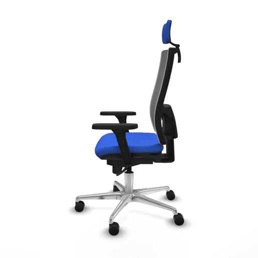 Cadeira de escritório com apoio para a cabeça Horna Piqueras y Crespo 3D086N2 Azul