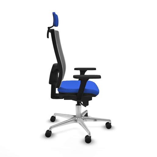 Cadeira de escritório com apoio para a cabeça Horna Piqueras y Crespo 3D086N2 Azul