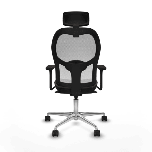 Cadeira de escritório com apoio para a cabeça Piqueras y Crespo 3D086N2 Branco Catanho escuro Cadeira de escritório com apoio para a cabeça Piqueras y Crespo 3D086N2 Branco Catanho escuro