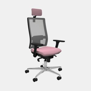 Cadeira de Escritório Piqueras y Crespo 3D086N2 Cor de Rosa