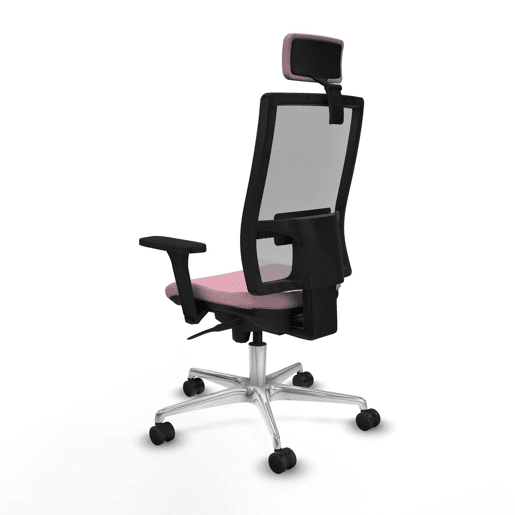 Cadeira de Escritório Piqueras y Crespo 3D086N2 Cor de Rosa