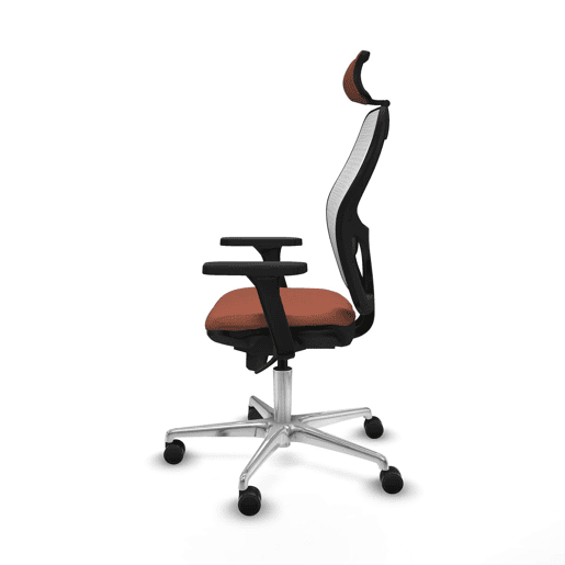 Cadeira de escritório com apoio para a cabeça Piqueras y Crespo 3D086N2 Branco Castanho