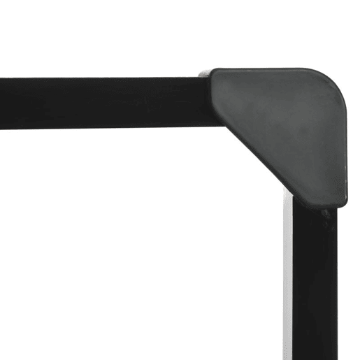 SPORTNOW Tabela de Basquetebol com Rede Tabela de Basquetebol de Parede com Quadro e Estrutura de Aço para Utilização em Interiores e Exteriores 113x61x73 cm Preto