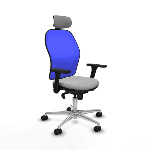 Cadeira de Escritório Piqueras y Crespo 3D086N2 Cinzento claro
