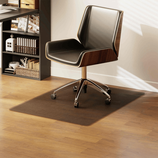 HOMCOM Tapete Protetor para Chão 120x90 cm Tapete para Cadeira de Escritório Protetor de Chão Preto