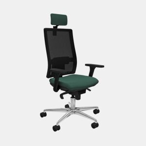 Cadeira de escritório com apoio para a cabeça Horna Piqueras y Crespo 3D086N2 Verde