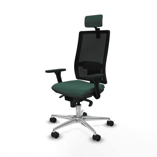 Cadeira de escritório com apoio para a cabeça Horna Piqueras y Crespo 3D086N2 Verde Cadeira de escritório com apoio para a cabeça Horna Piqueras y Crespo 3D086N2 Verde