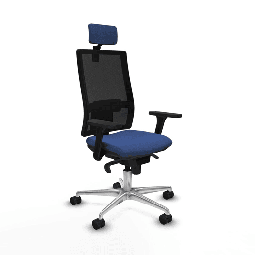 Cadeira de Escritório Piqueras y Crespo 3D086N2 Azul Marinho