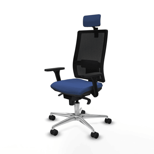 Cadeira de Escritório Piqueras y Crespo 3D086N2 Azul Marinho