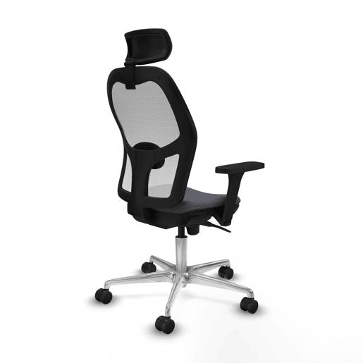 Cadeira de escritório com apoio para a cabeça Piqueras y Crespo 3D086N2 Cinzento escuro