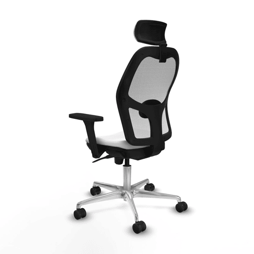 Cadeira de escritório com apoio para a cabeça Piqueras y Crespo 3D086N2 Branco