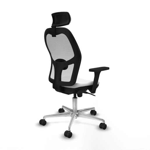 Cadeira de escritório com apoio para a cabeça Piqueras y Crespo 3D086N2 Branco
