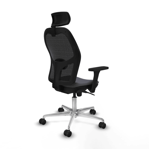 Cadeira de escritório com apoio para a cabeça Jorquera Piqueras y Crespo 3D086N2 Cinzento escuro
