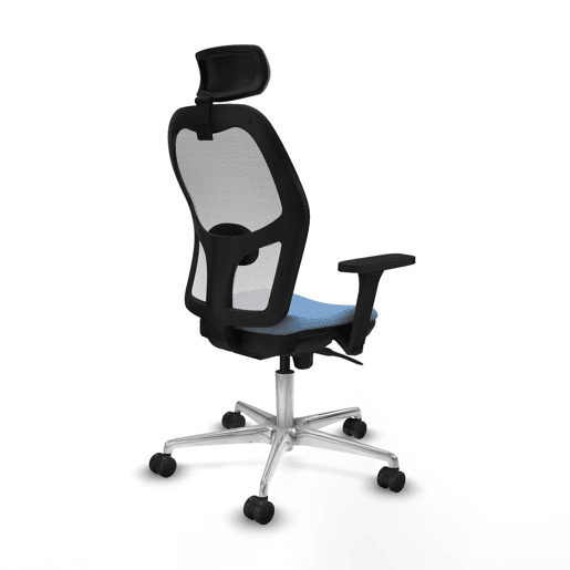 Cadeira de escritório com apoio para a cabeça Piqueras y Crespo 3D086N2 Azul celeste