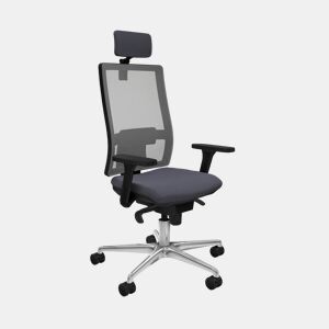 Cadeira de Escritório Piqueras y Crespo 3D086N2 Cinzento escuro