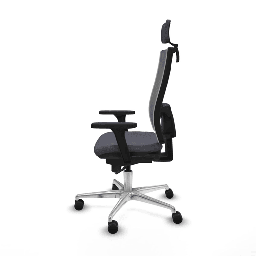 Cadeira de Escritório Piqueras y Crespo 3D086N2 Cinzento escuro