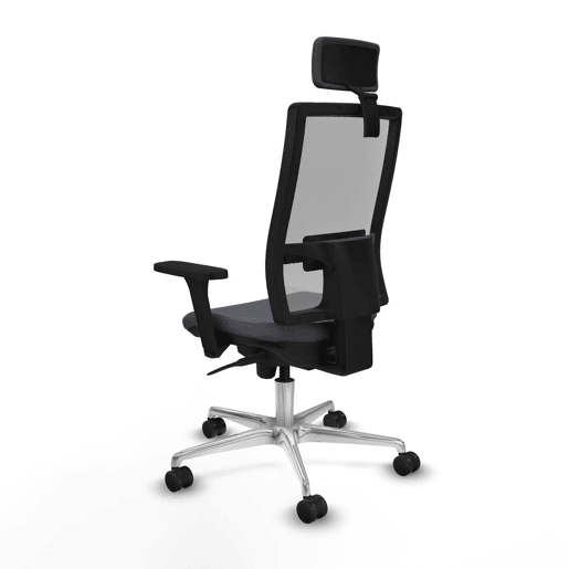 Cadeira de Escritório Piqueras y Crespo 3D086N2 Cinzento escuro